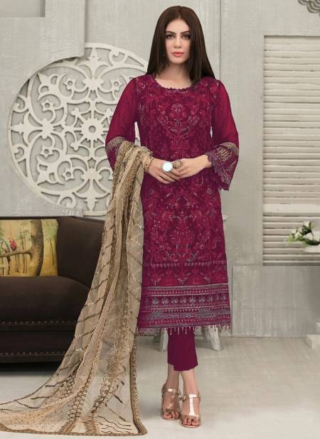 Rani Colour Heavy Fox Georgette Festive Wear Fancy Salwar Suit Collection 8124 B